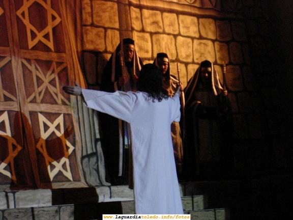 15 de Marzo de 2008. Representación de la Pasión Dramatizada por parte de actores guardiolos en la Iglesia Parroquial