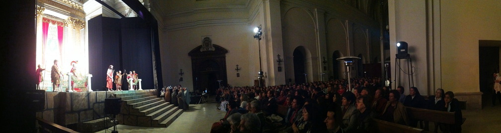 Foto panorámica de 180º de la Pasión Dramatizada 2011