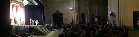 Foto panorámica de 180º de la Pasión Dramatizada 2011