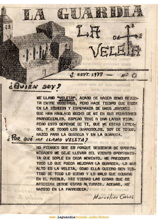 La Veleta número 0 - Página  1