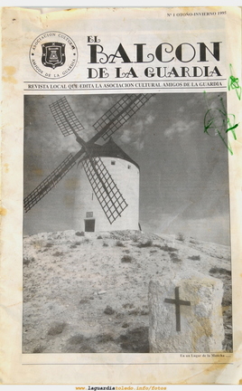Primer número de "El Balcón de La Guardia" aparecido en el otoño del 1995