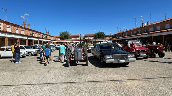 Concentración de coches antiguos