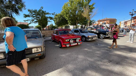 Concentración de coches antiguos