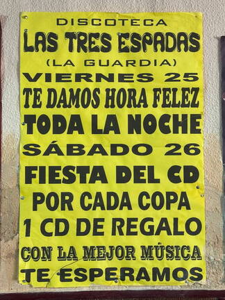 Cartel Tres Espadas