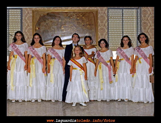 Fiestas de 1979, Reina damas y mantenedor.