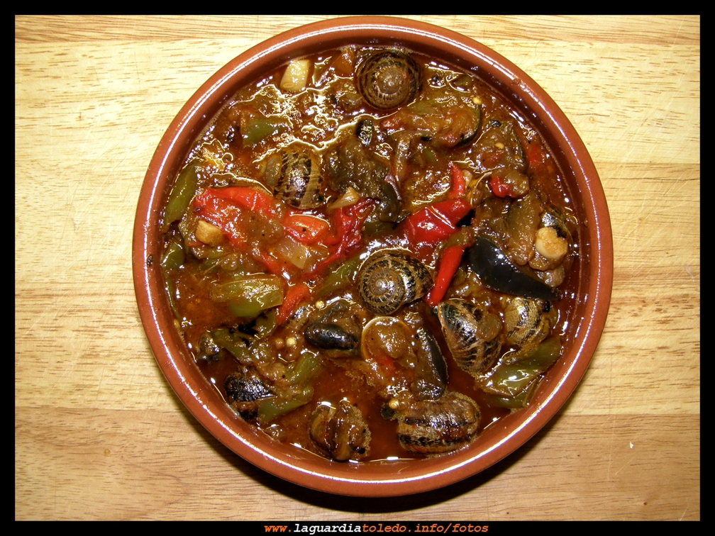 Pisto con Caracoles