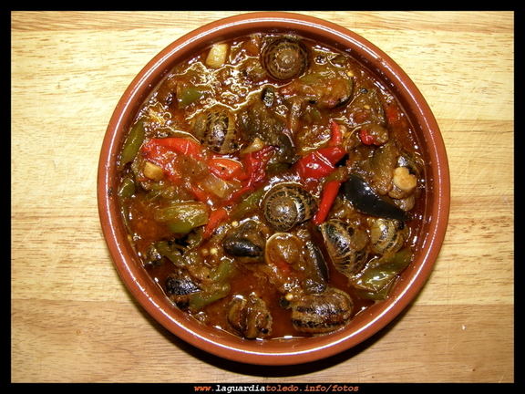 Pisto con Caracoles