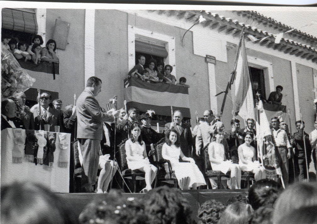 Coronación reina y damas. Año 1969