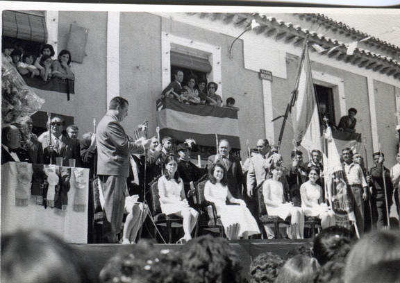 Coronación reina y damas. Año 1969