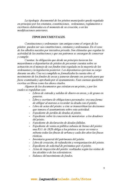 Estudio sobre el pósito municipal 9 de 9
