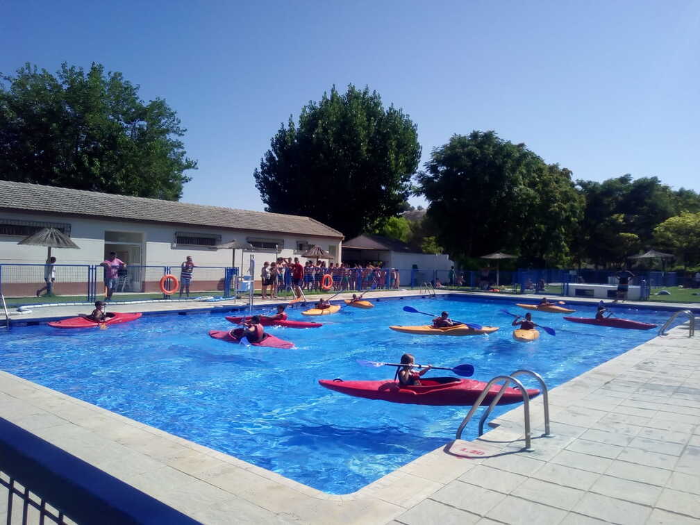 Juegos en la piscina