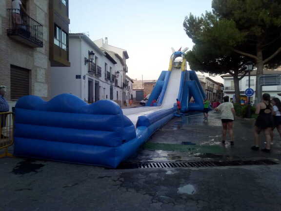 Gran Prix del agua en la plaza