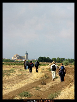I Ruta a Pie organizada por Quijotes en Ruta 19 de septiembre de 2009 - De vuelta por el camino viejoa al Carrizal.