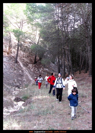 III Ruta a Pie organizada por Quijotes en Ruta 21 de noviembre de 2009 - Salida de la Cerrada de Castillejo