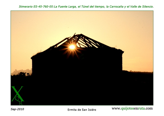 La de San Isidro atravesada por la luz del amanecer
