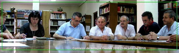 Comisión de festejos Fiestas 2010 (3 de julio 2010)