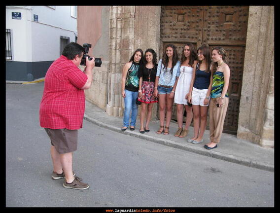 Elección de damas y reina 2011 - Las damas y la reina - Primera foto ofical - Como se hizo