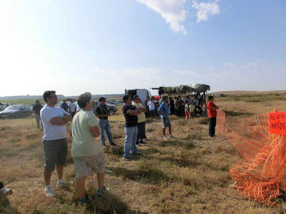 Tiro a la codorniz en el Molino de Pera. 17-09-2011