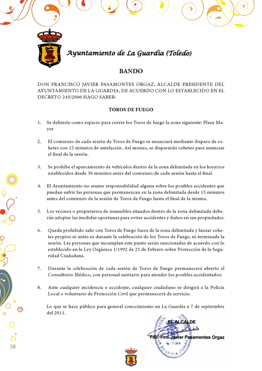 PROGRAMA DE FIESTAS 2011