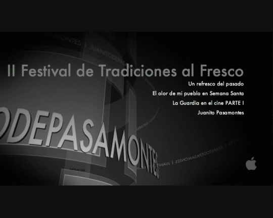 Gif animado promocional del DVD de la II Edición de Tradiciones al Fresco