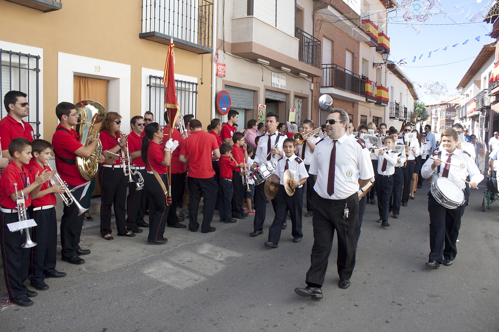 NUESTRAS DOS BANDAS DE MUSICA. (24-09-2012)