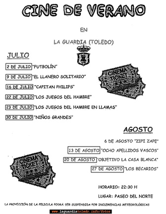 Cine de Verano 2014