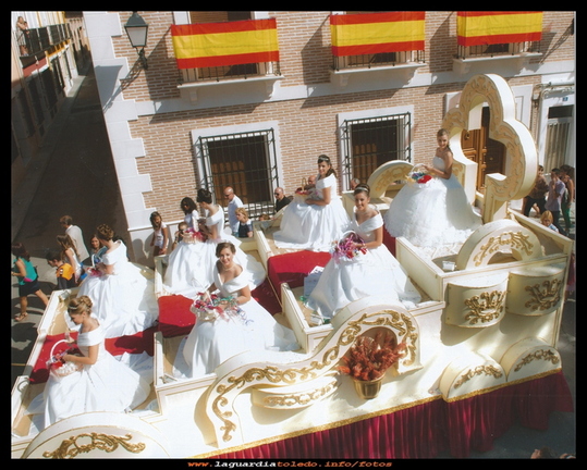 En la carroza. Fiestas 2013