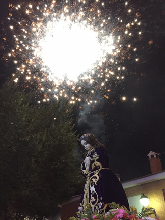 Llegada del Santo Niño a la iglesia