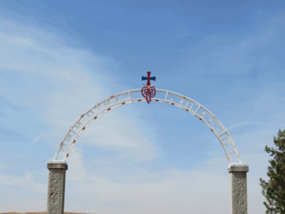 Remodelación del arco en el comienzo de la Cuesta a la Ermita. 11-9-2016