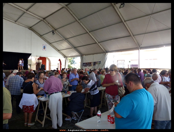 En la carpa