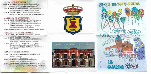Programa de mano de las fiestas 2017 1/2