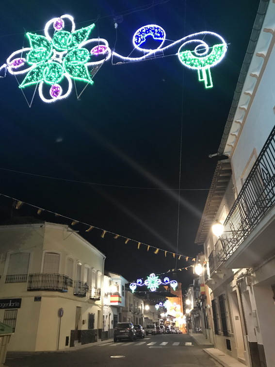 Iluminación nocturna de fiestas. 23-9-2017