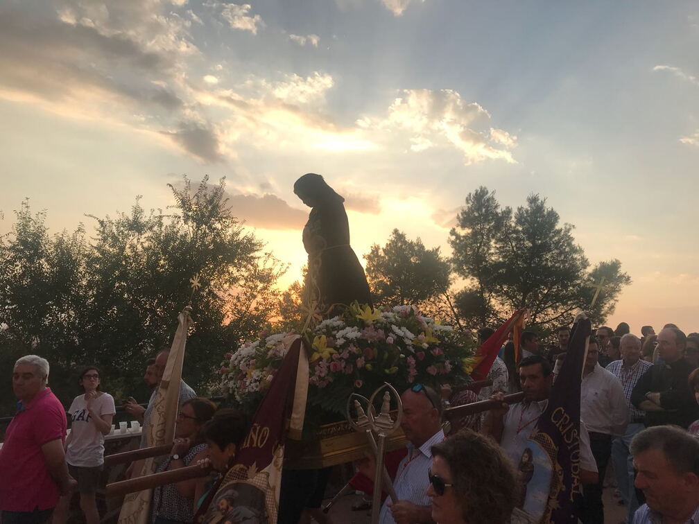 El Santo Niño se dirige a la iglesia