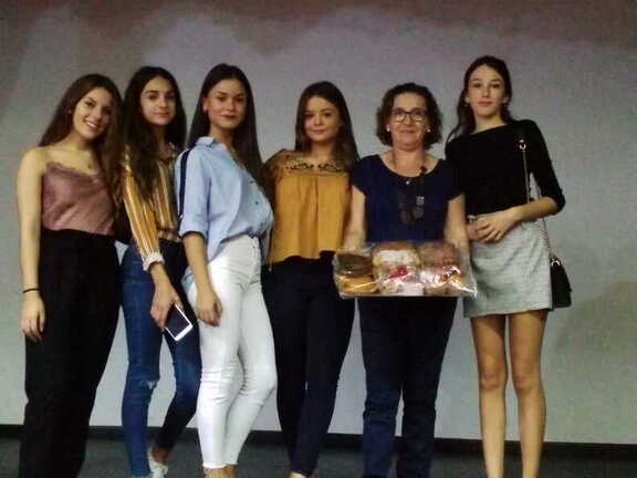 Ganadora del bingo con las damas 2018
