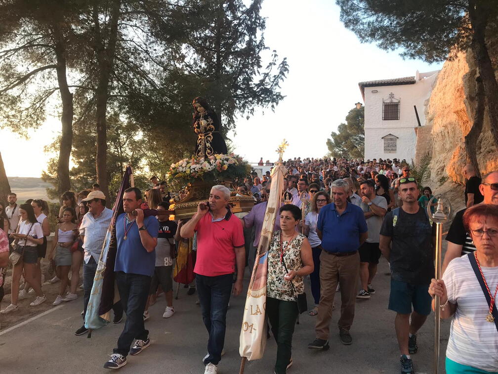 De camino al pueblo