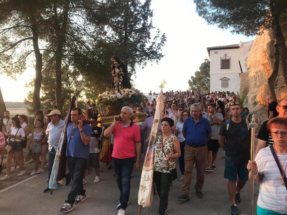 De camino al pueblo