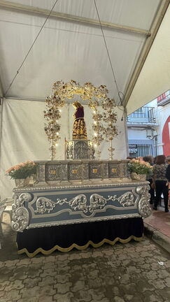 El Santo Niño en la plaza