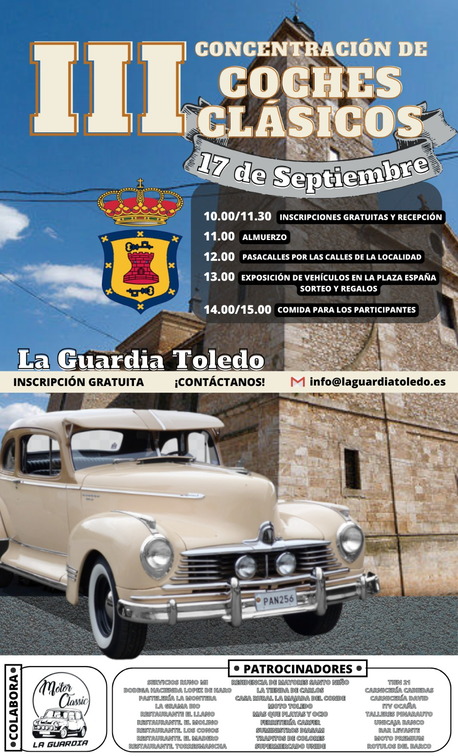 Concentración de coches clásicos