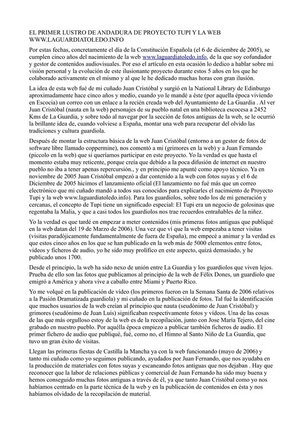 5º aniversario Proyecto Tupi (6-12-10)