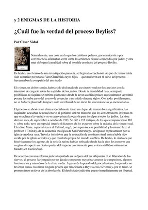 Artículo del historiador César Vidal sobre el Santo Niño de La Guardia