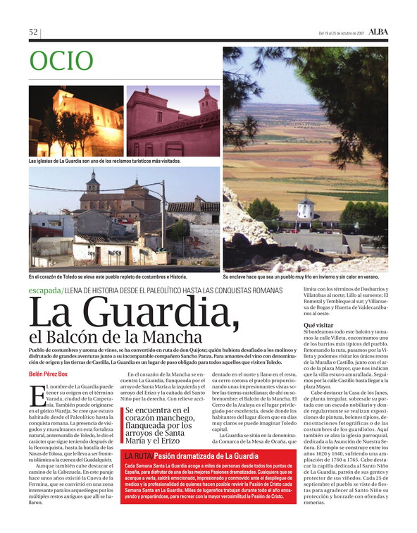 Artículo sobre La Guardia