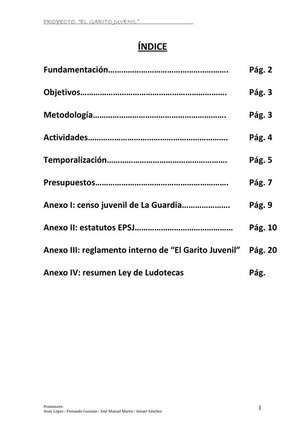 Proyecto para la ludoteca juvenil en La Guardia