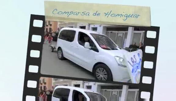 Desfile de la comparsa de carnaval de Homiguar. Carnavales 2013