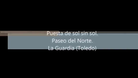 Timelapse de puesta de sol sin sol en el Paseo del Norte. 19-7-2014