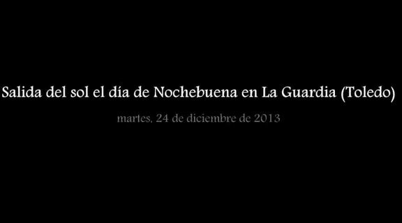 Salida del sol en Nochebuena