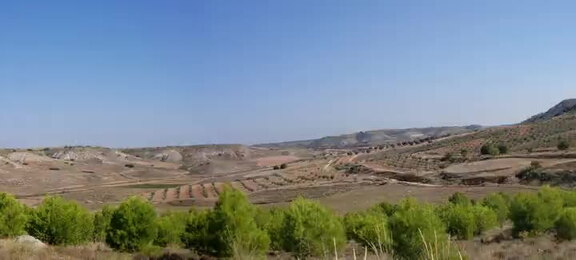 Panorámica de 360º en la ascensión al cerro de Las Maricas