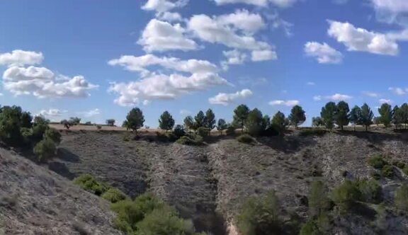 Foto panorámica de 360º en las inmediaciones de la Cuesta del Carrizal (I)