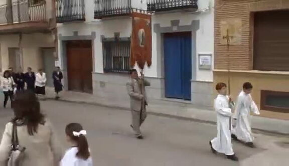 25 de Mayo de 2008. Procesión del Corpus Christi a su paso por la Glorieta