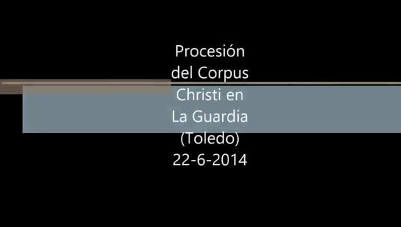 Procesión del Corpus 2014 desde la Glorieta y la Calle Mayor