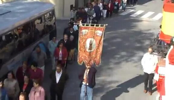 27 de Septiembre de 2008. Procesión del Santo Niño hacia la Ermita a su paso por la glorieta